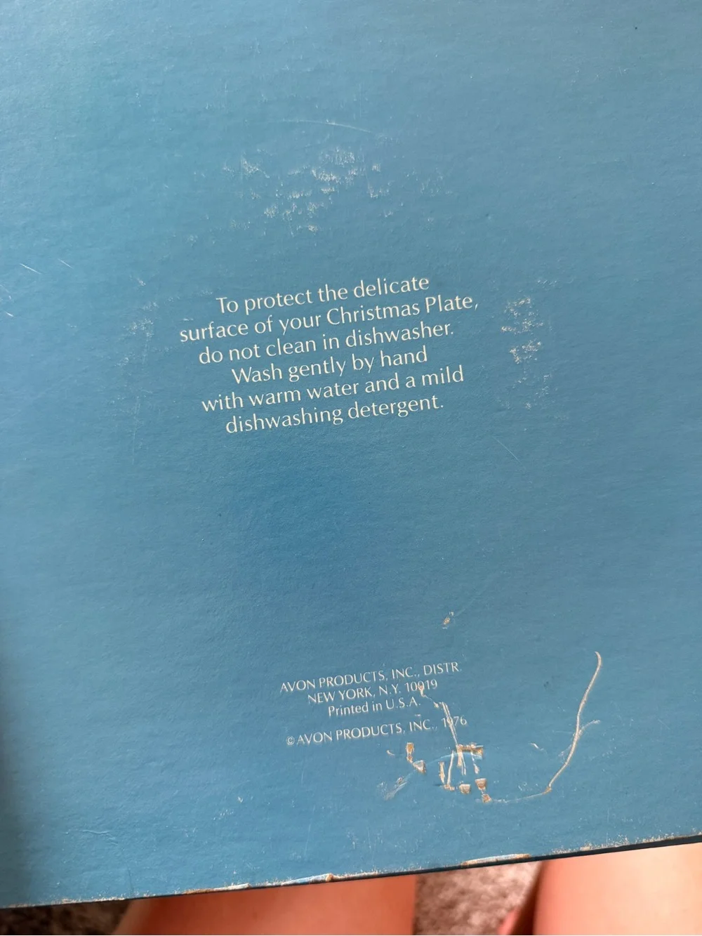 Avon branded backing